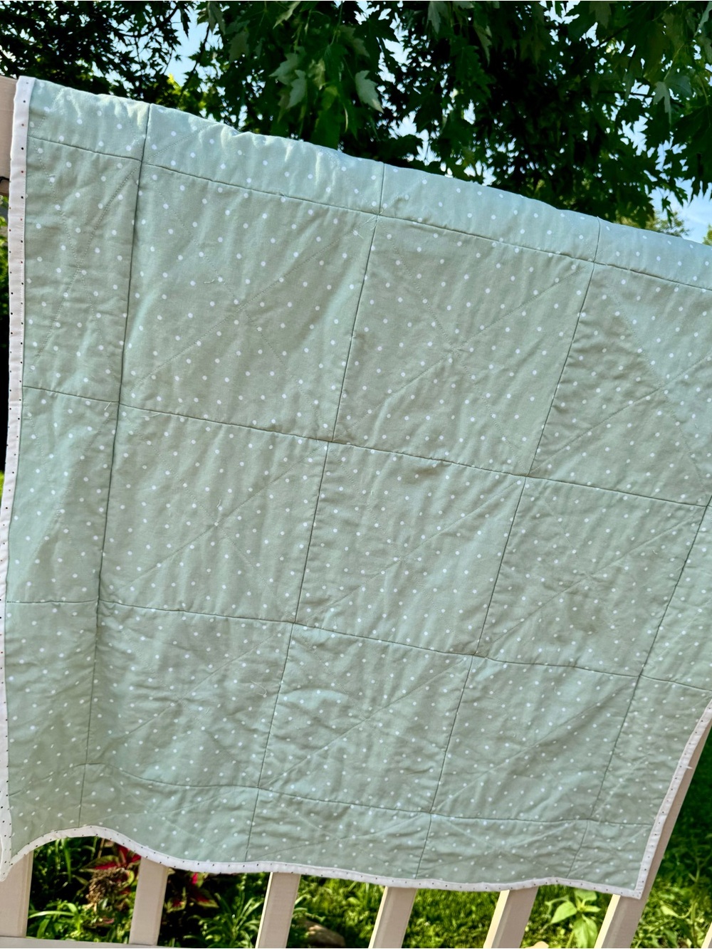 Winnie the Pooh Handcrafted Rag Quilted Baby/Toddler Blanket - Picture 4 of 8
